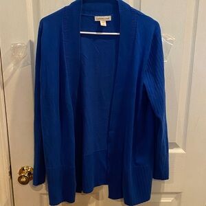 Coldwater Creek Women's Vibrant Blue Cardigan
761